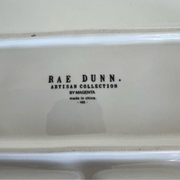 Rae Dunn Farmhouse 5 Part Divided Kiss and Makeup Tray - Picture 5 of 8